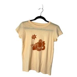 Madewell Elan Burd Short Sleeve Top XXS